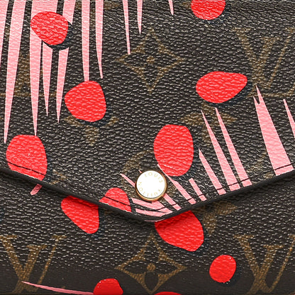 Louis Vuitton Monogram Jungle Dots Sarah Wallet Sugar Pink Poppy 7 of 13