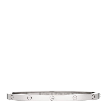 Cartier 18K White Gold Small LOVE Bracelet 16 1 of 5