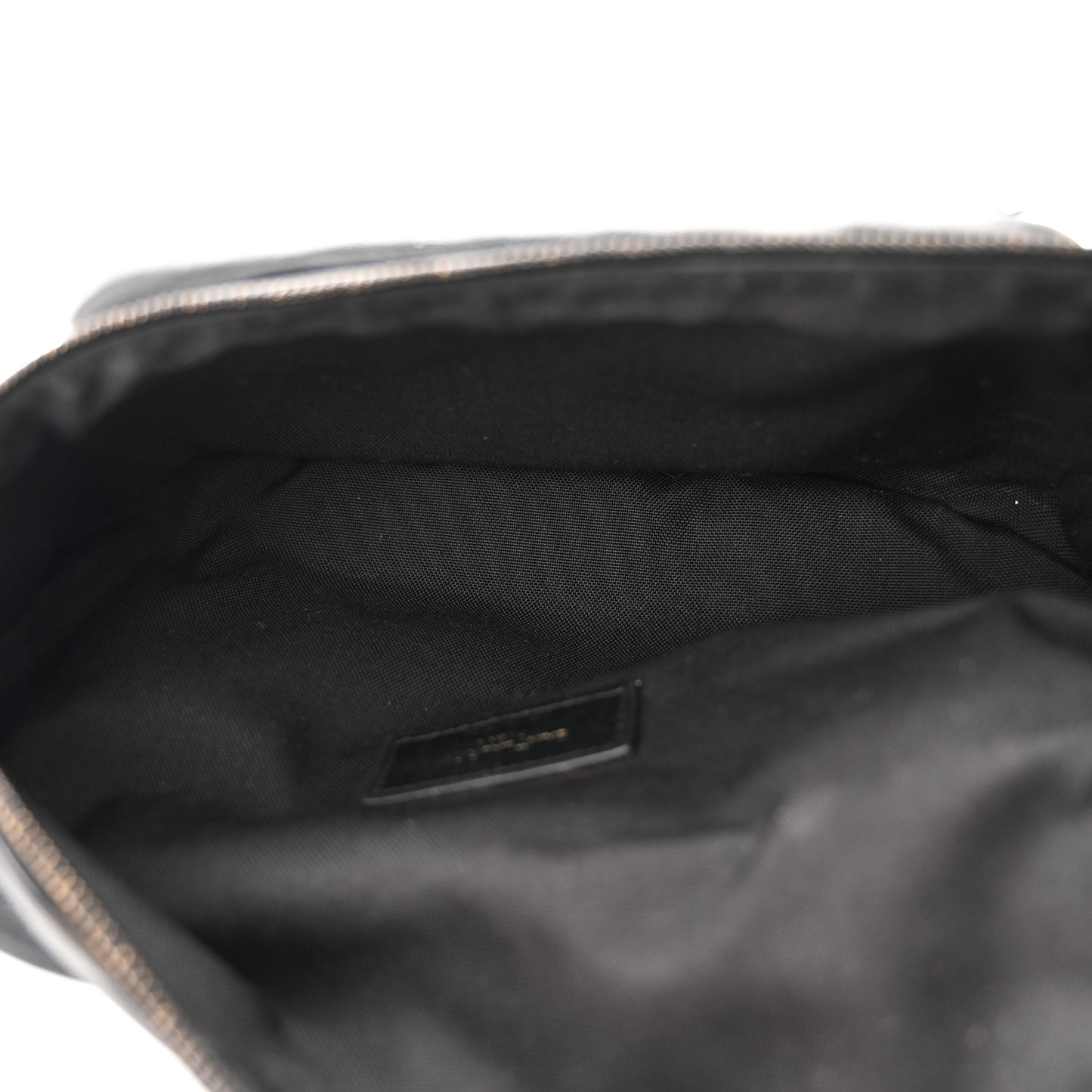 Lambskin Logo Ripstop Body Belt Bag Black