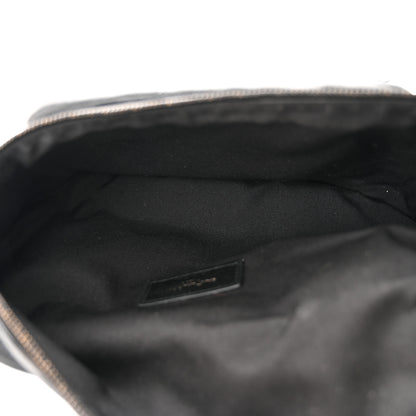 Saint Laurent Lambskin Logo Ripstop Body Belt Bag Black 5 of 11