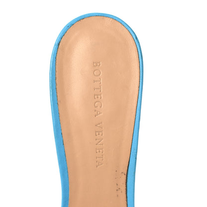 Bottega Veneta Lambskin Stretch Mule Sandals 39 Sky Blue 7 of 9
