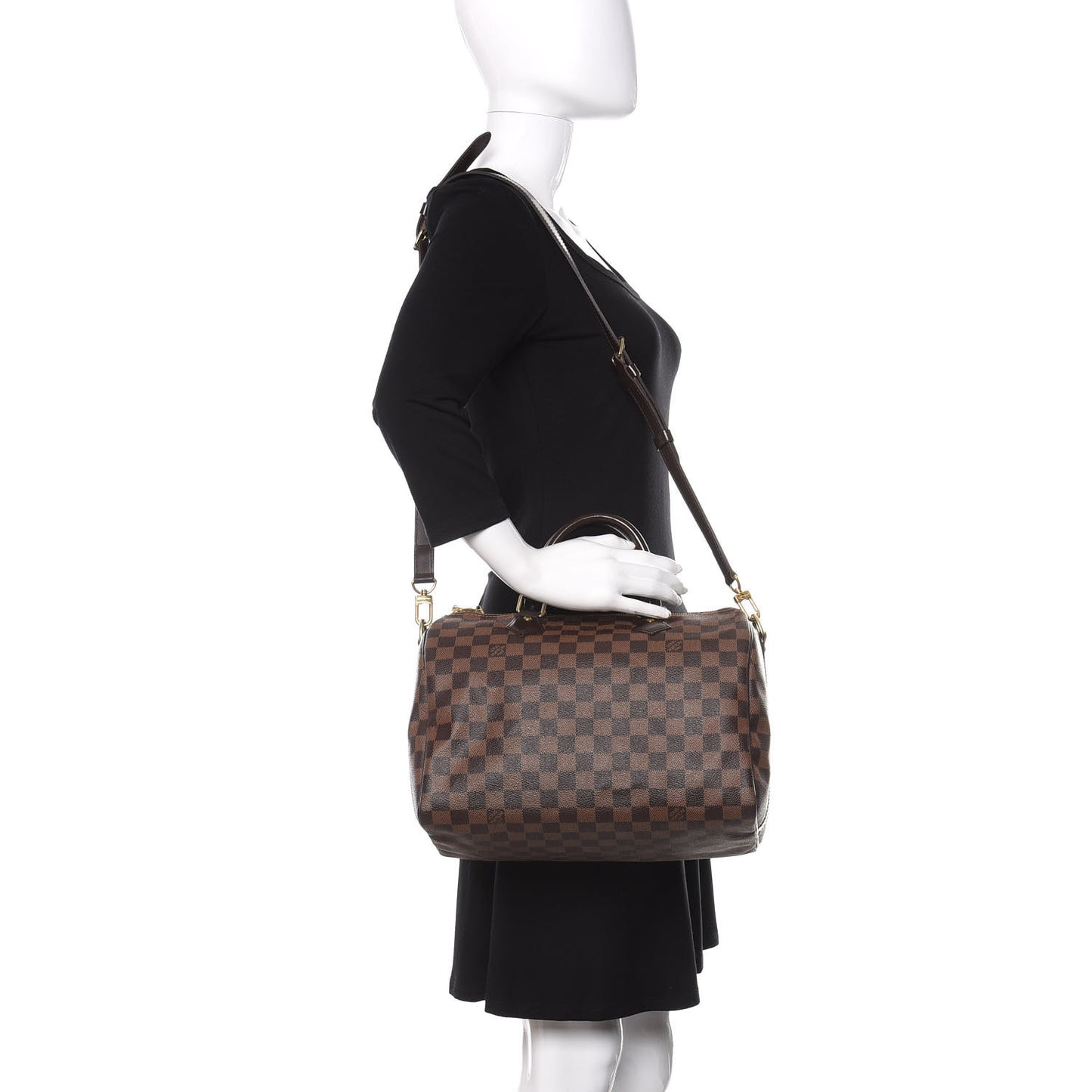 Damier Ebene Speedy Bandouliere 30