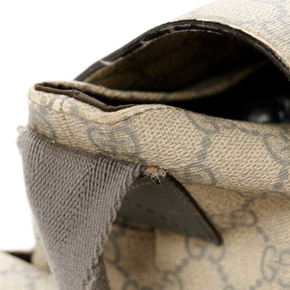 Gucci GG Plus Monogram Messenger Diaper Bag Ecru Grigio 13 of 14