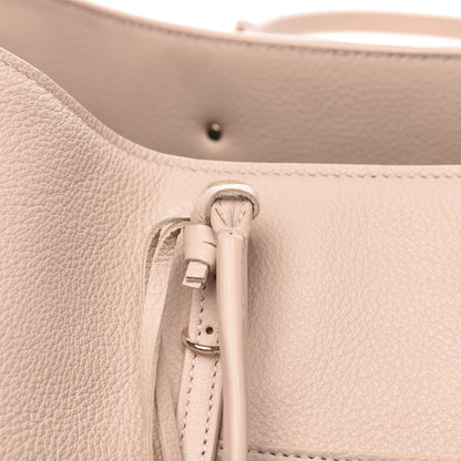 Balenciaga Grained Calfskin Gold Metallic Edge Hardware Papier A4 Tote Rose Poudre 10 of 11