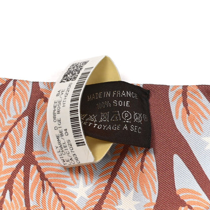 Hermes Silk Le Charme D Orphee Ciel Beige Rose 4 of 4