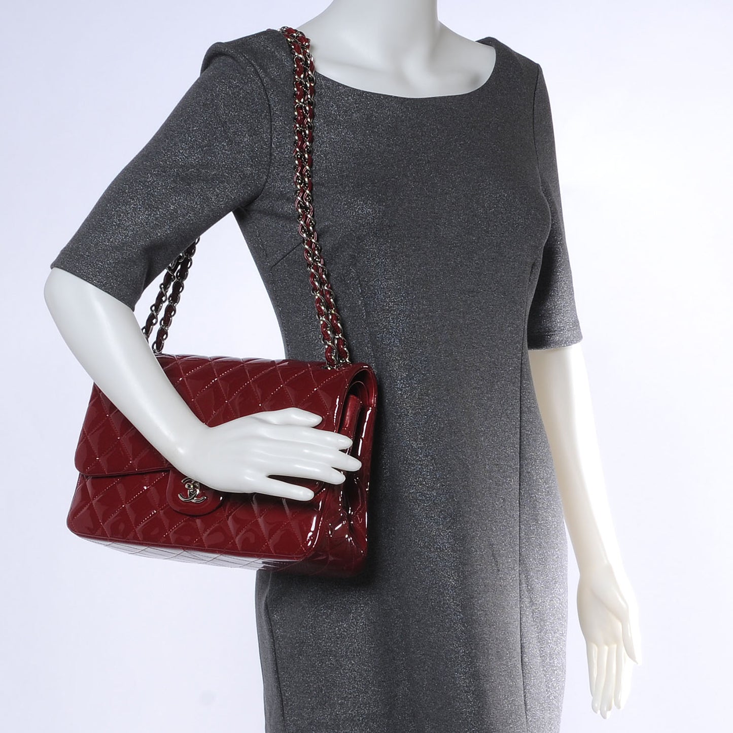 Patent Jumbo Double Flap Red