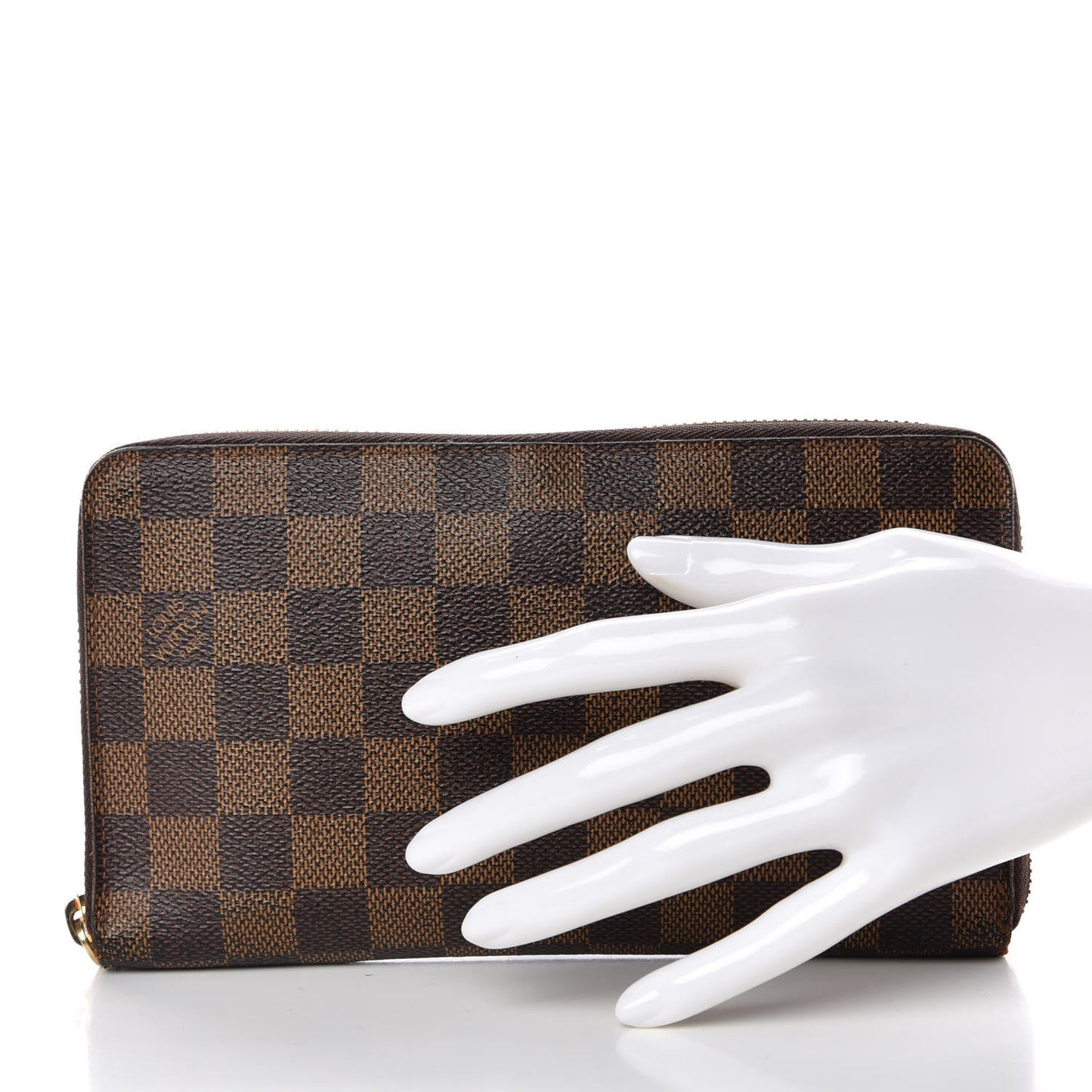 Damier Ebene Zippy Organizer Wallet