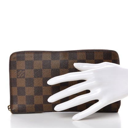 Louis Vuitton Damier Ebene Zippy Organizer Wallet 2 of 11