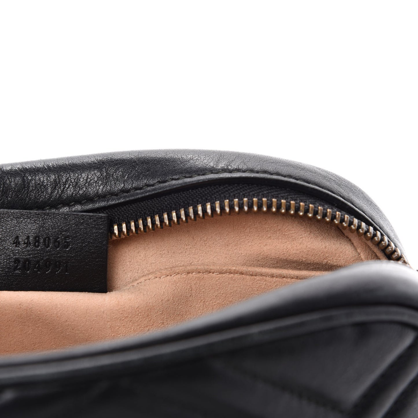Calfskin Matelasse Mini GG Marmont Chain Shoulder Bag Black