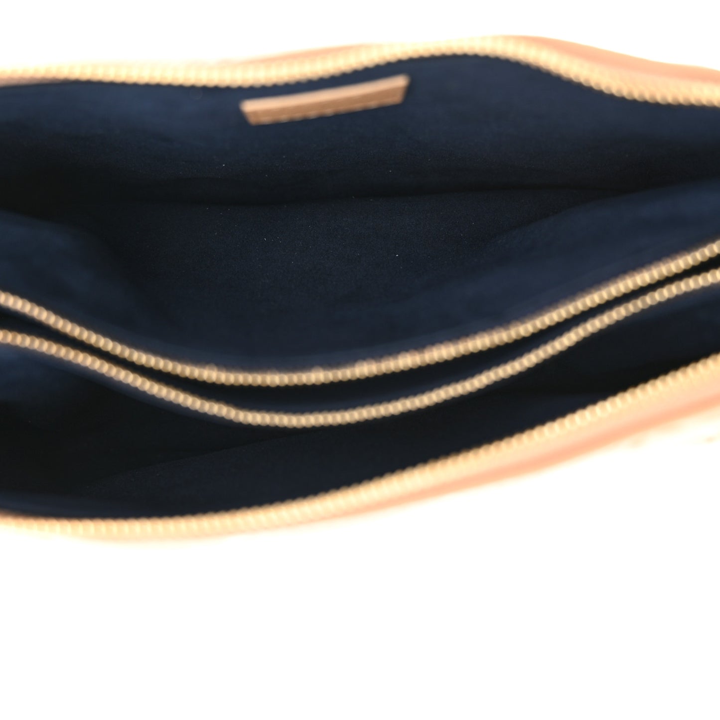 Lambskin Embossed Monogram Coussin PM Camel