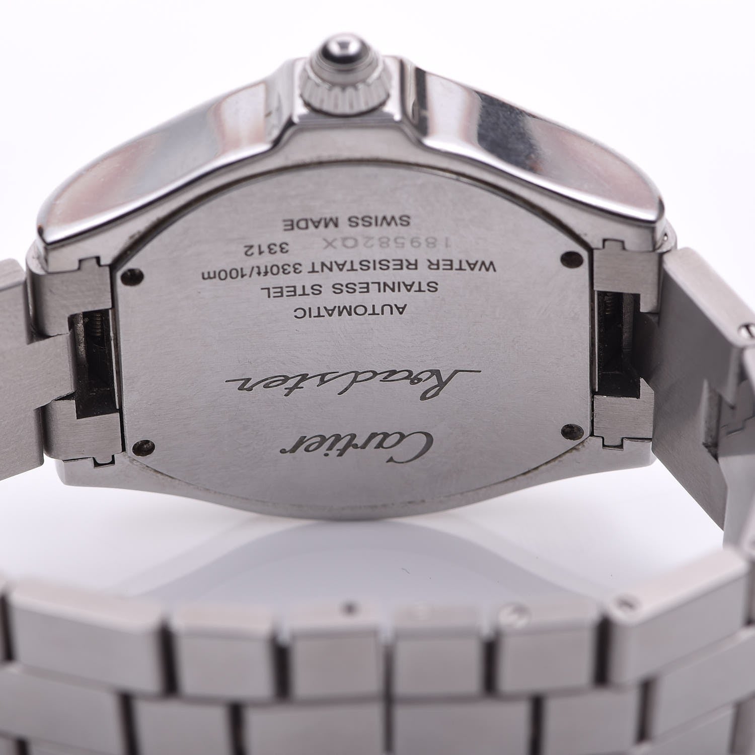 Cartier Stainless Steel 37mm Roadster Automatic Watch 5 of 8