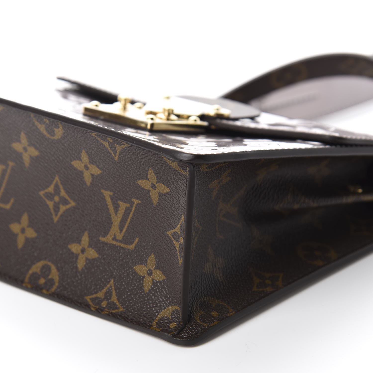 Louis Vuitton Vernis Epi Monogram Spring Street Bitume Metallise 8 of 10