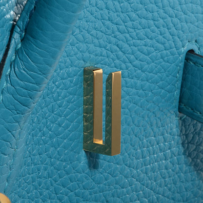 Hermes Togo Birkin 35 Turquoise 11 of 26