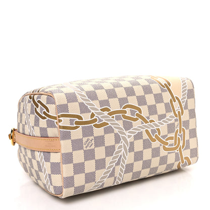 Louis Vuitton Damier Azur Nautical Speedy Bandouliere 25 4 of 9