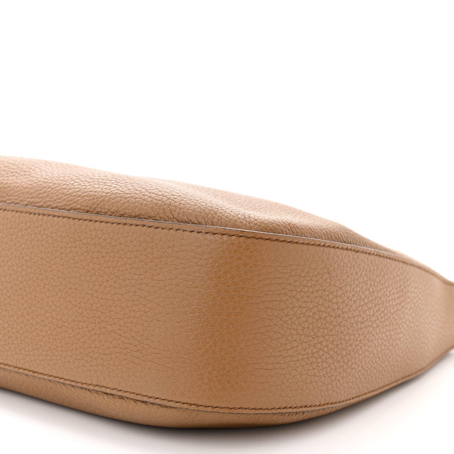 Prada Vitello Daino Soft Large Zippered Messenger Hobo Caramel 10 of 11