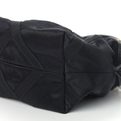 Chanel Nylon Grosgrain Quilted Lifestyle Clutch with Chain Black 10 of 10