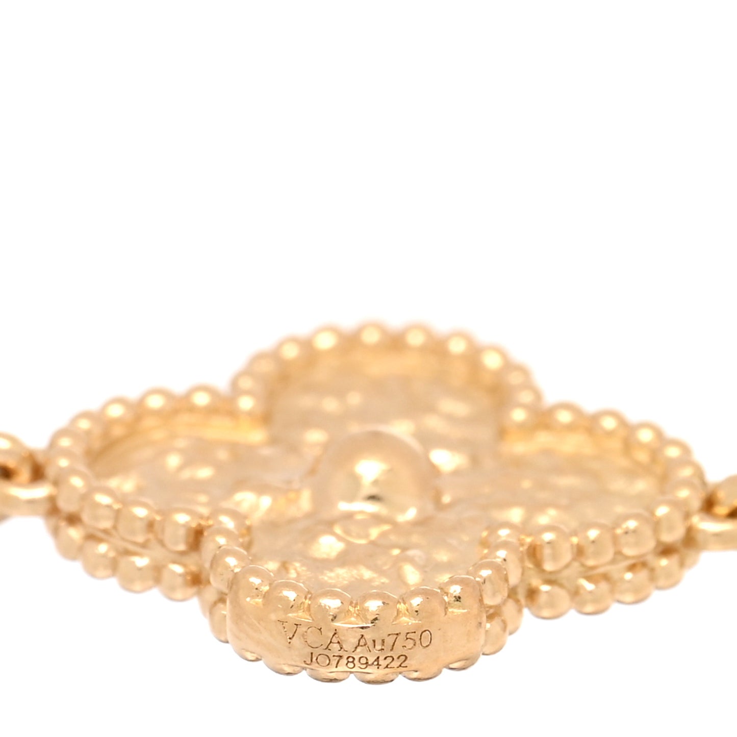 18K Yellow Gold 5 Motifs Vintage Alhambra Bracelet