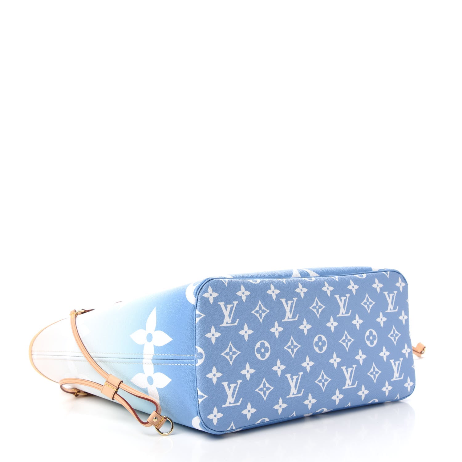 Louis Vuitton Monogram Giant By The Pool Neverfull MM Blue 4 of 10