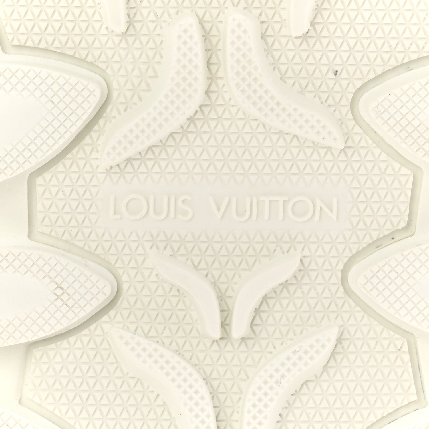 Louis Vuitton Suede Calfskin LV Rush Sneakers 37.5 White 7 of 10