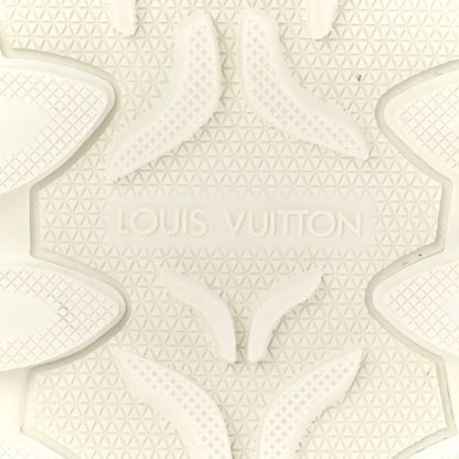 Louis Vuitton Suede Calfskin LV Rush Sneakers 37.5 White 7 of 10