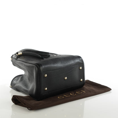 Gucci Pebbled Calfskin Small Soho Shoulder Bag Black 4 of 7