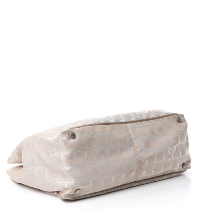 Chanel Nylon Medium Travel Tote Beige 4 of 19