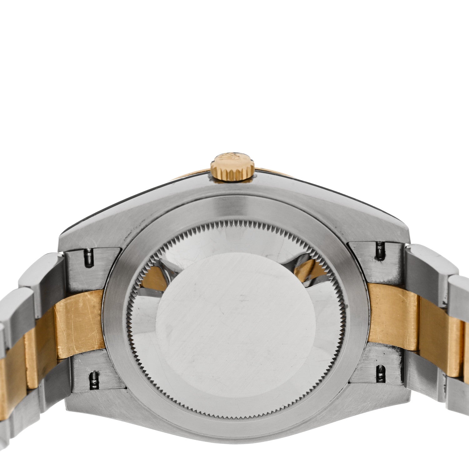 Rolex Stainless Steel 18K Yellow Gold 41mm Oyster Perpetual Datejust Watch Black 126333 4 of 5