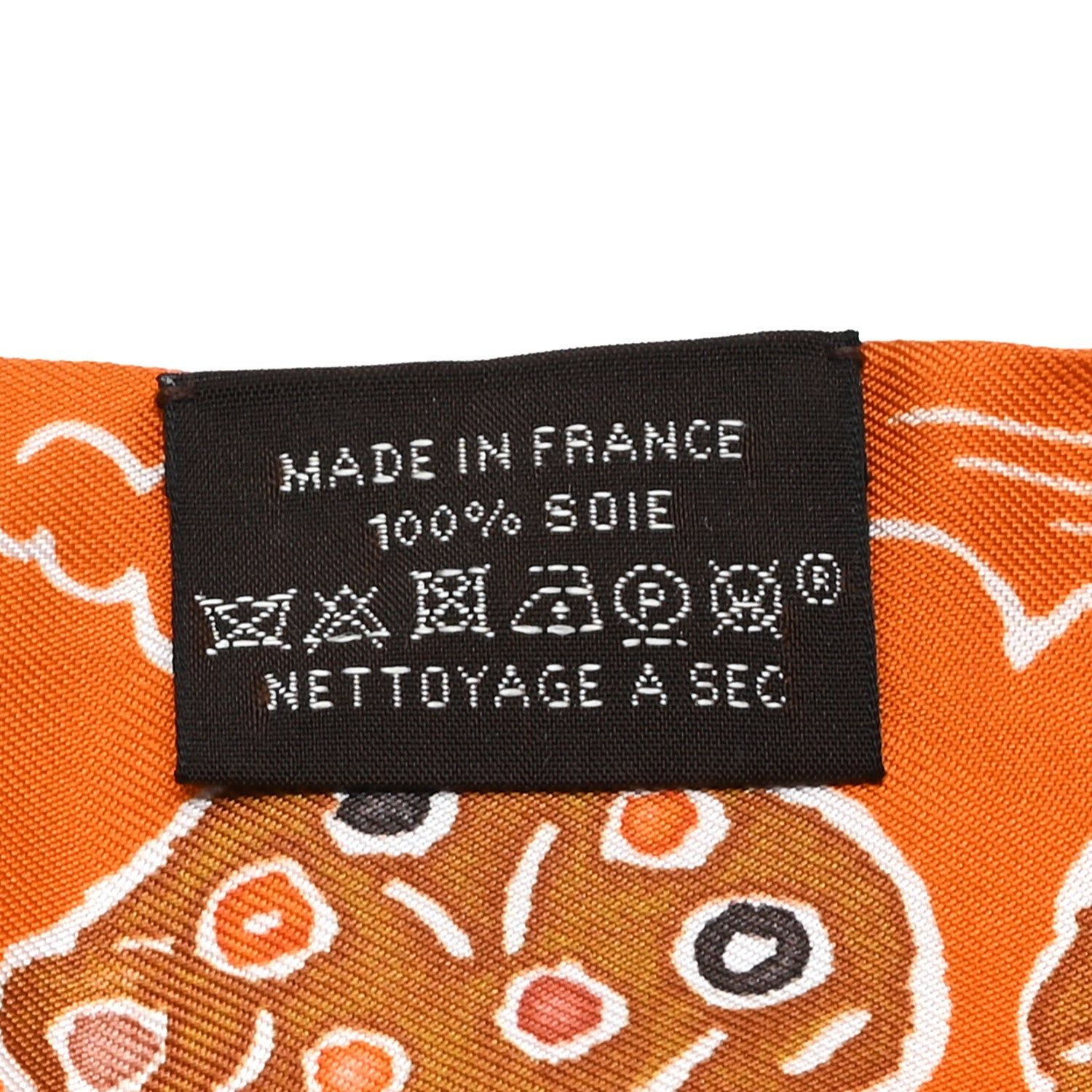 Hermes Silk Isola Di Primavera Twilly Potiron Bleu Tabac 3 of 3