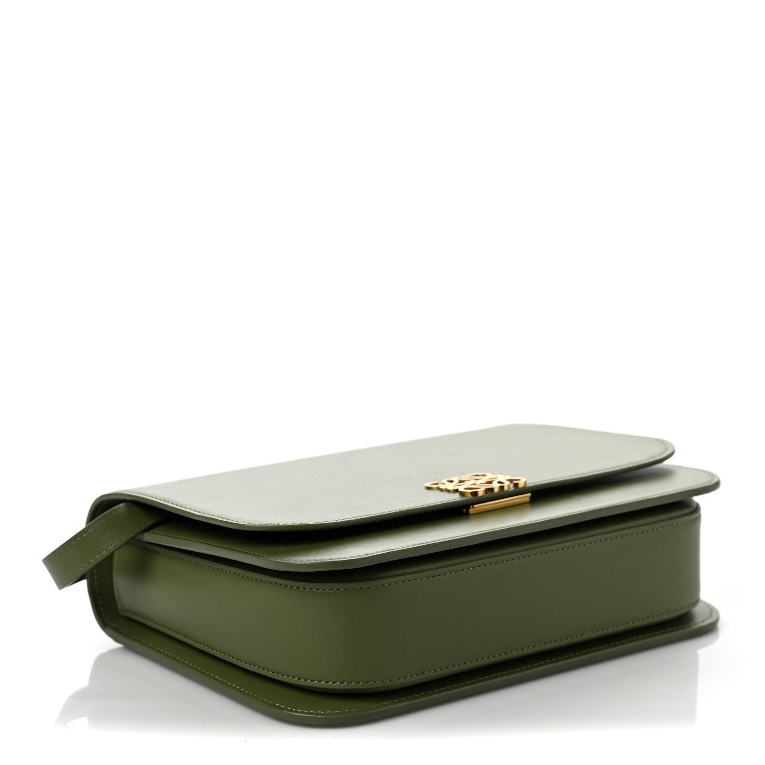 Loewe Silk Calfskin Goya Bag Avocado 4 of 11