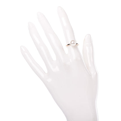 Tiffany 18K Rose Gold Pearl 8mm HardWear Ball Ring 48 4.5 2 of 4