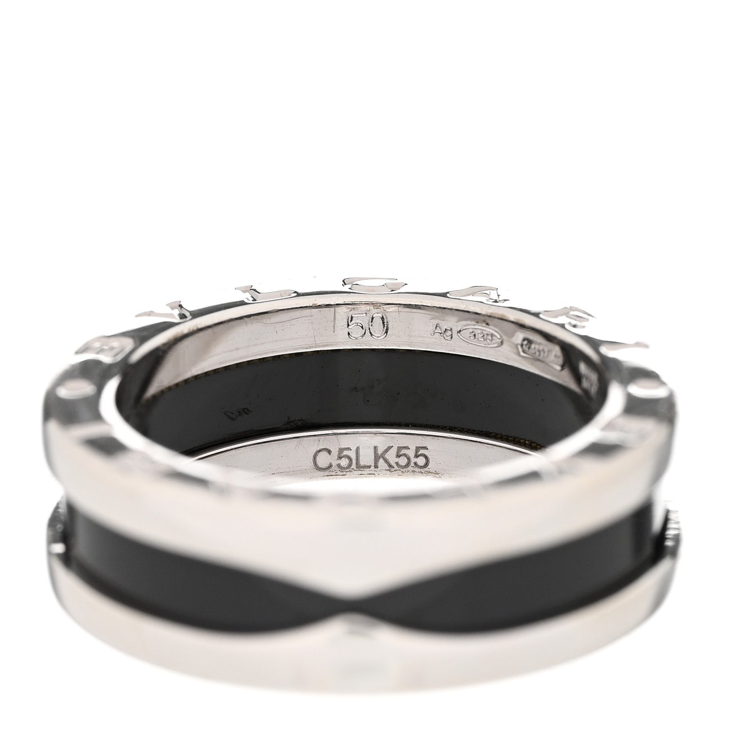 Sterling Silver Ceramic Save The Children One-Band Ring 50 5.25