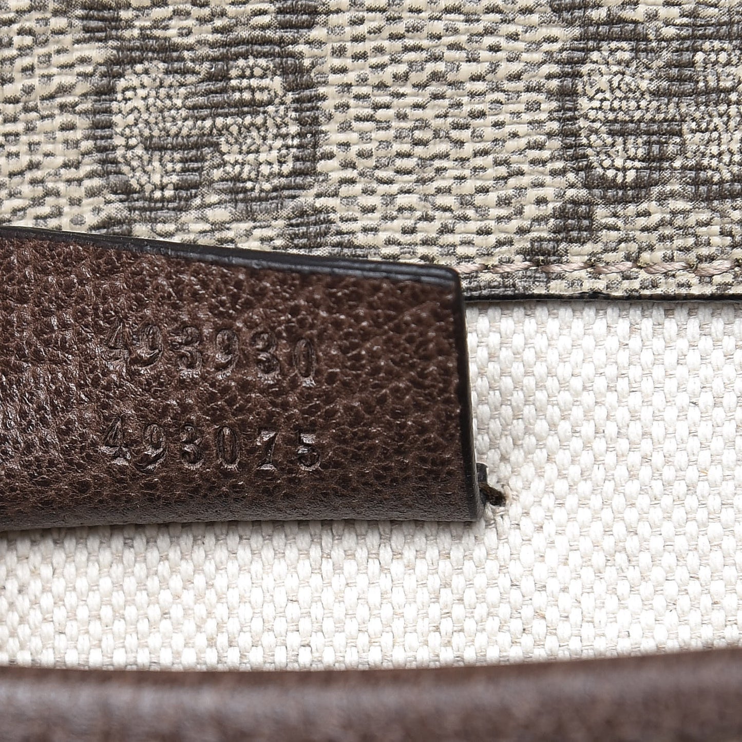 GG Supreme Monogram Neo Vintage Web Belt Bag Brown