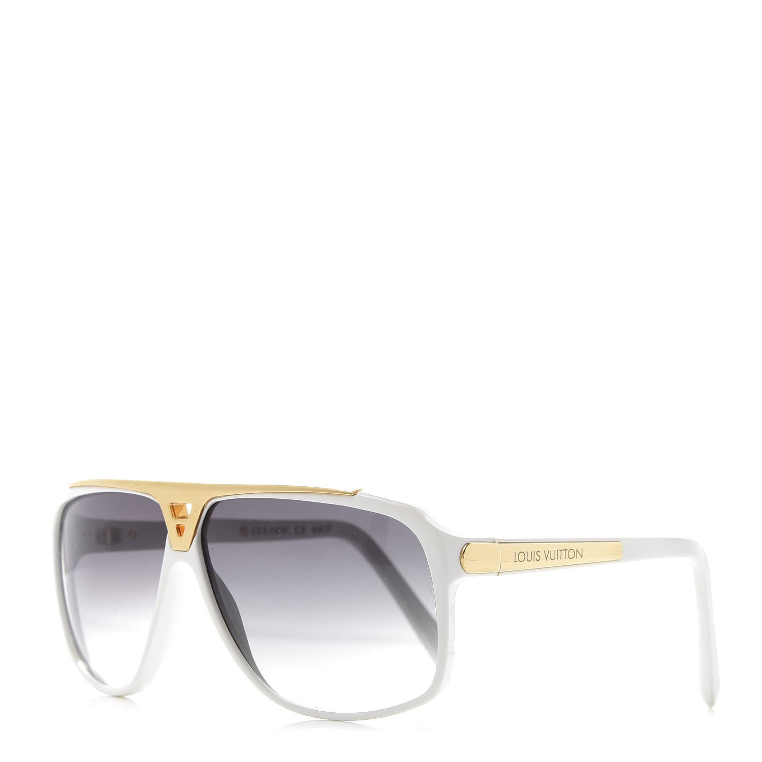 Louis Vuitton Evidence Sunglasses Z0240W White 1 of 14