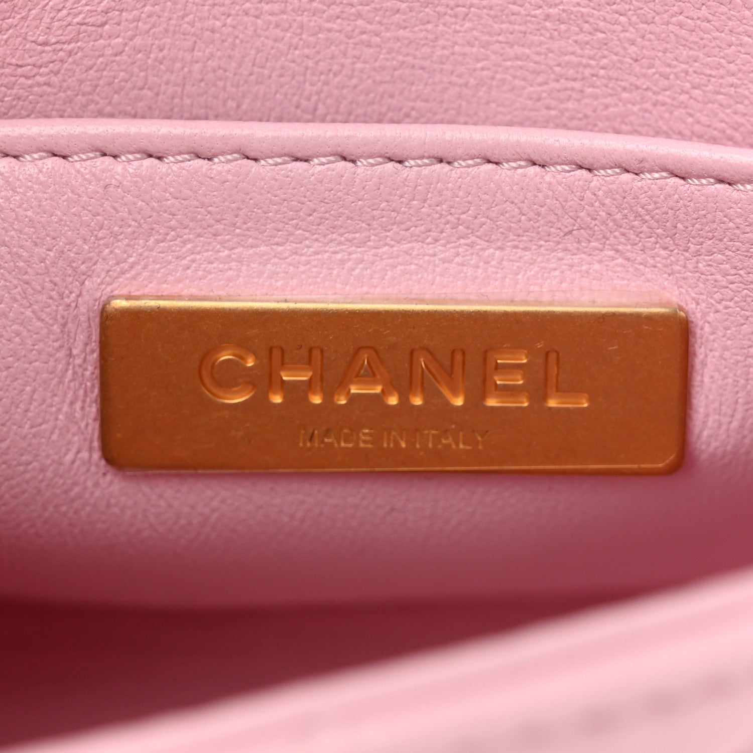 Chanel Lambskin Quilted Mini Flap Top Handle Bag Light Pink 5 of 10