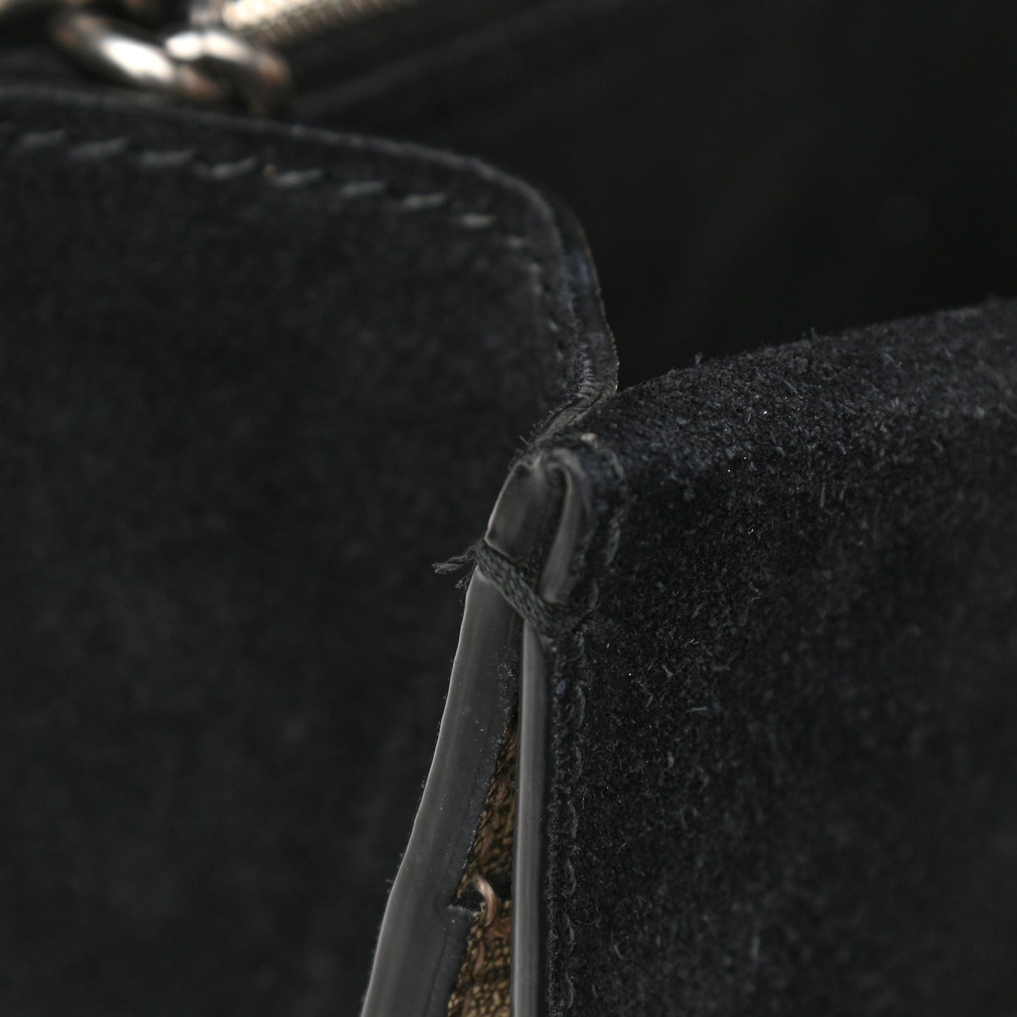 GG Supreme Monogram Small Dionysus Shoulder Bag Black