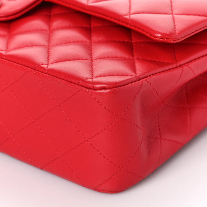 Chanel Lambskin Quilted Medium Double Flap Red 8 of 8