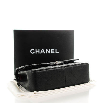 Chanel Caviar Quilted Jumbo Double Flap Black 4 of 7