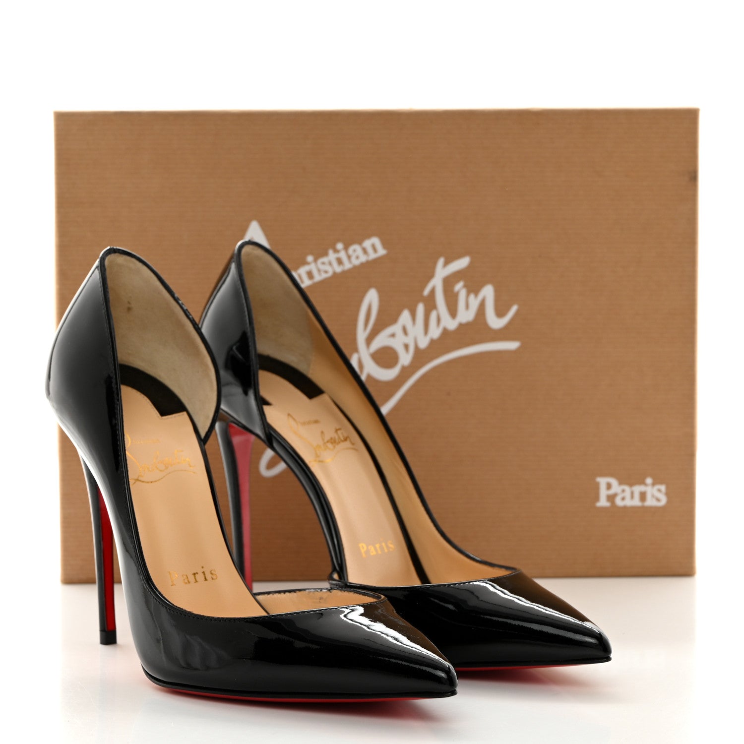 Christian Louboutin Patent Iriza 100 Pumps 36 Black 9 of 9