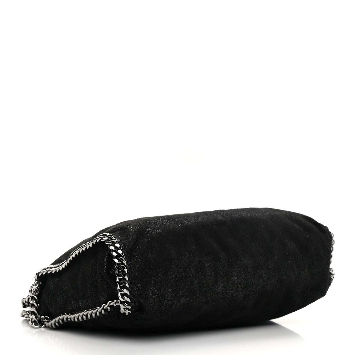 Stella McCartney Shaggy Deer Falabella Fold Over Tote Black 3 of 9