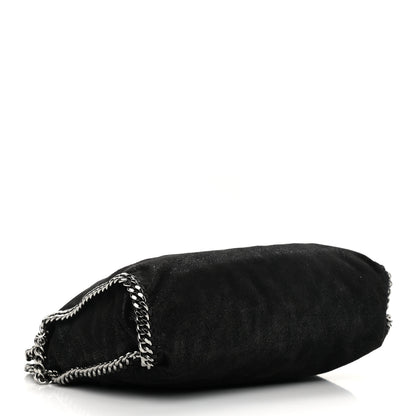 Stella McCartney Shaggy Deer Falabella Fold Over Tote Black 3 of 9