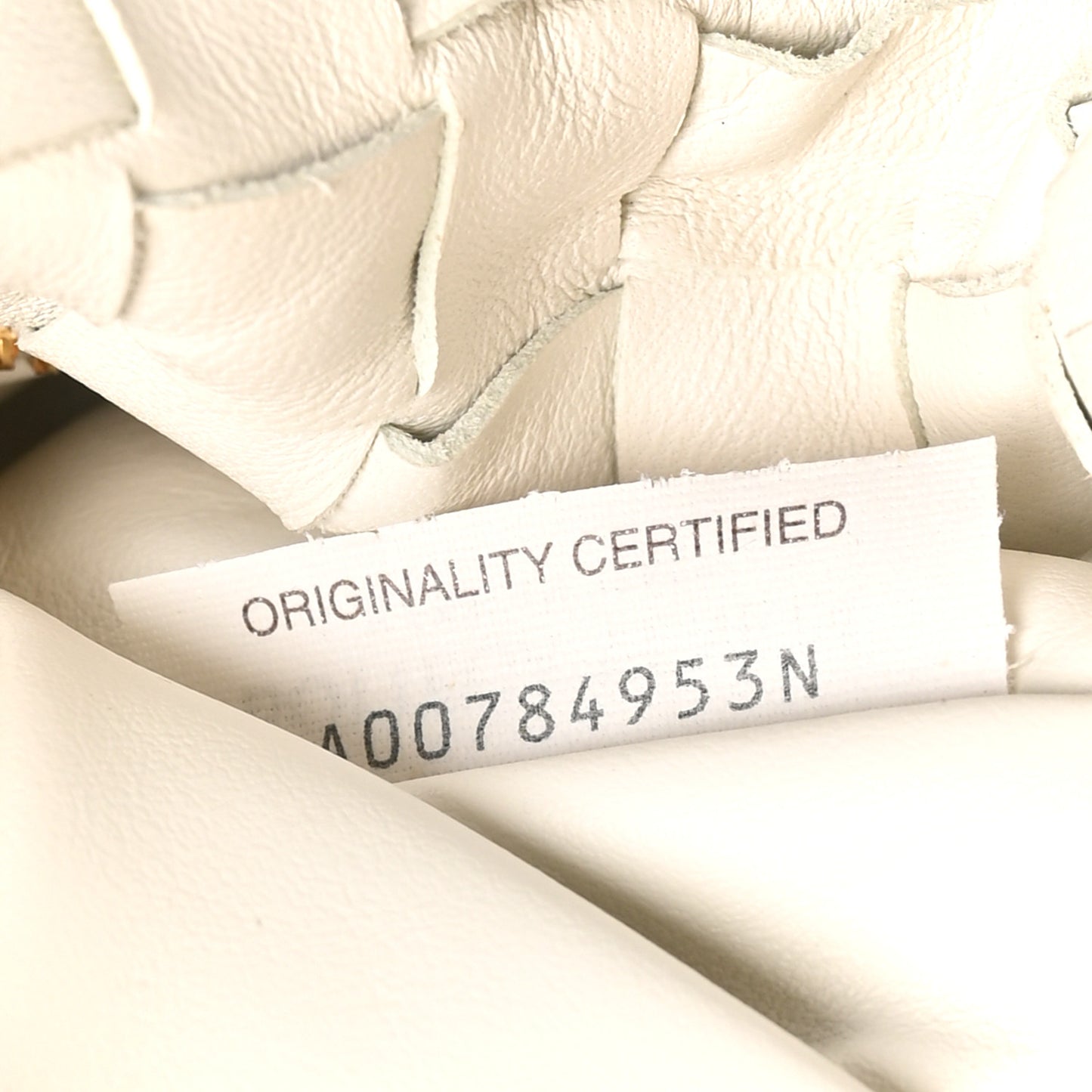 Nappa Intrecciato Mini Heart Jodie White White