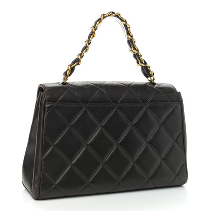 Chanel Lambskin Quilted Single Flap Black 2 of 13
