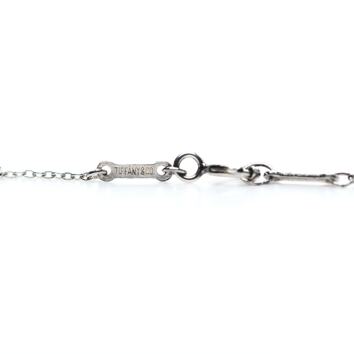 Sterling Silver Elsa Peretti Letter K Pendant Necklace