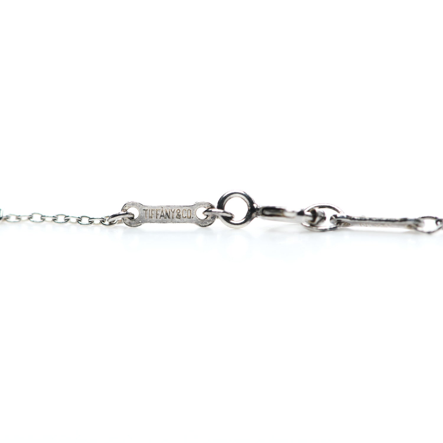 Tiffany Sterling Silver Elsa Peretti Letter K Pendant Necklace 5 of 7