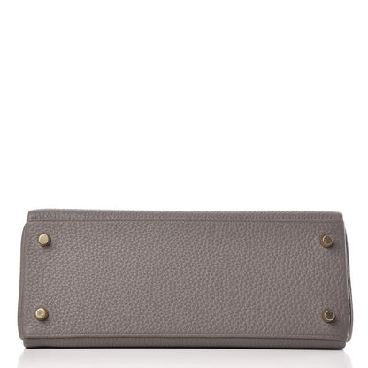 Hermes Togo Kelly Retourne 28 Etain 7 of 38