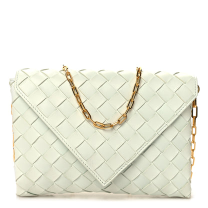 Bottega Veneta Nappa Intrecciato Envelope Pouch Glacier 1 of 10