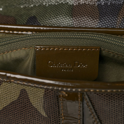 Christian Dior Pixelated Calfskin Camouflage Saddle Bag 7 of 8