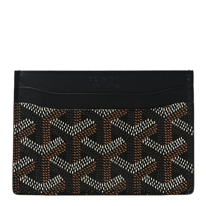 Goyard Goyardine Saint Sulpice Card Holder Black 1 of 9