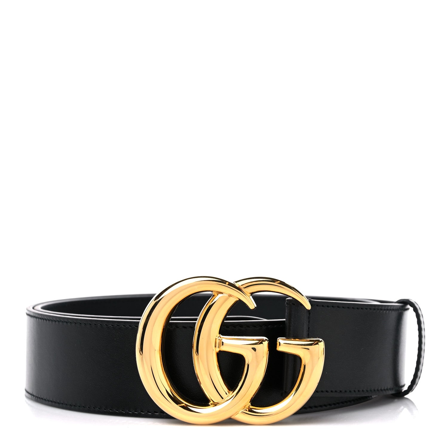 Gucci Plutone Calfskin Double G 40mm Belt 95 38 Black 1 of 4
