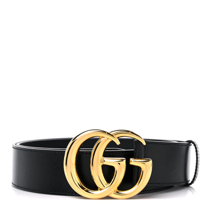 Gucci Plutone Calfskin Double G 40mm Belt 95 38 Black 1 of 4